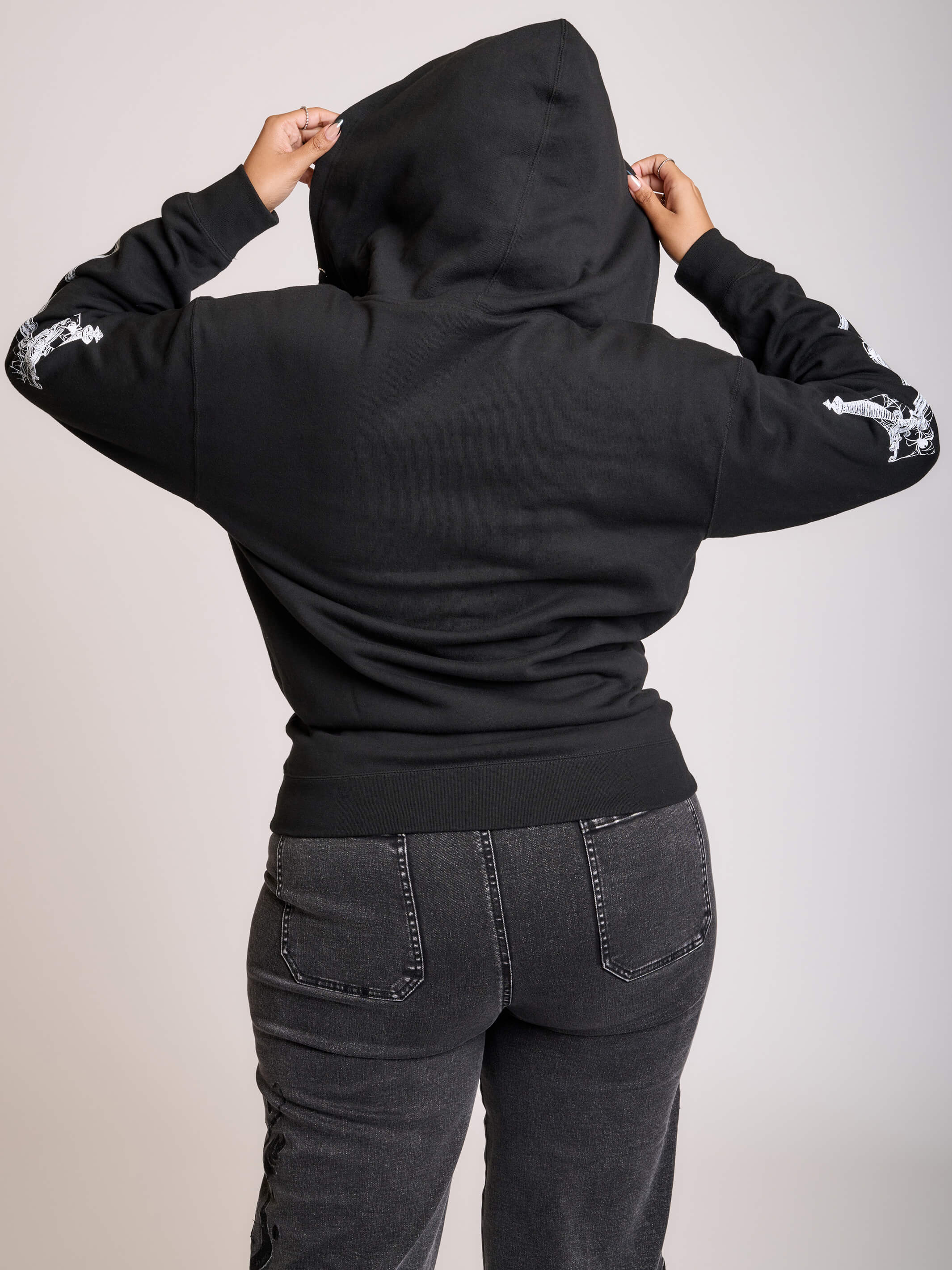 Dagger Zip Up Hoodie - Image 4
