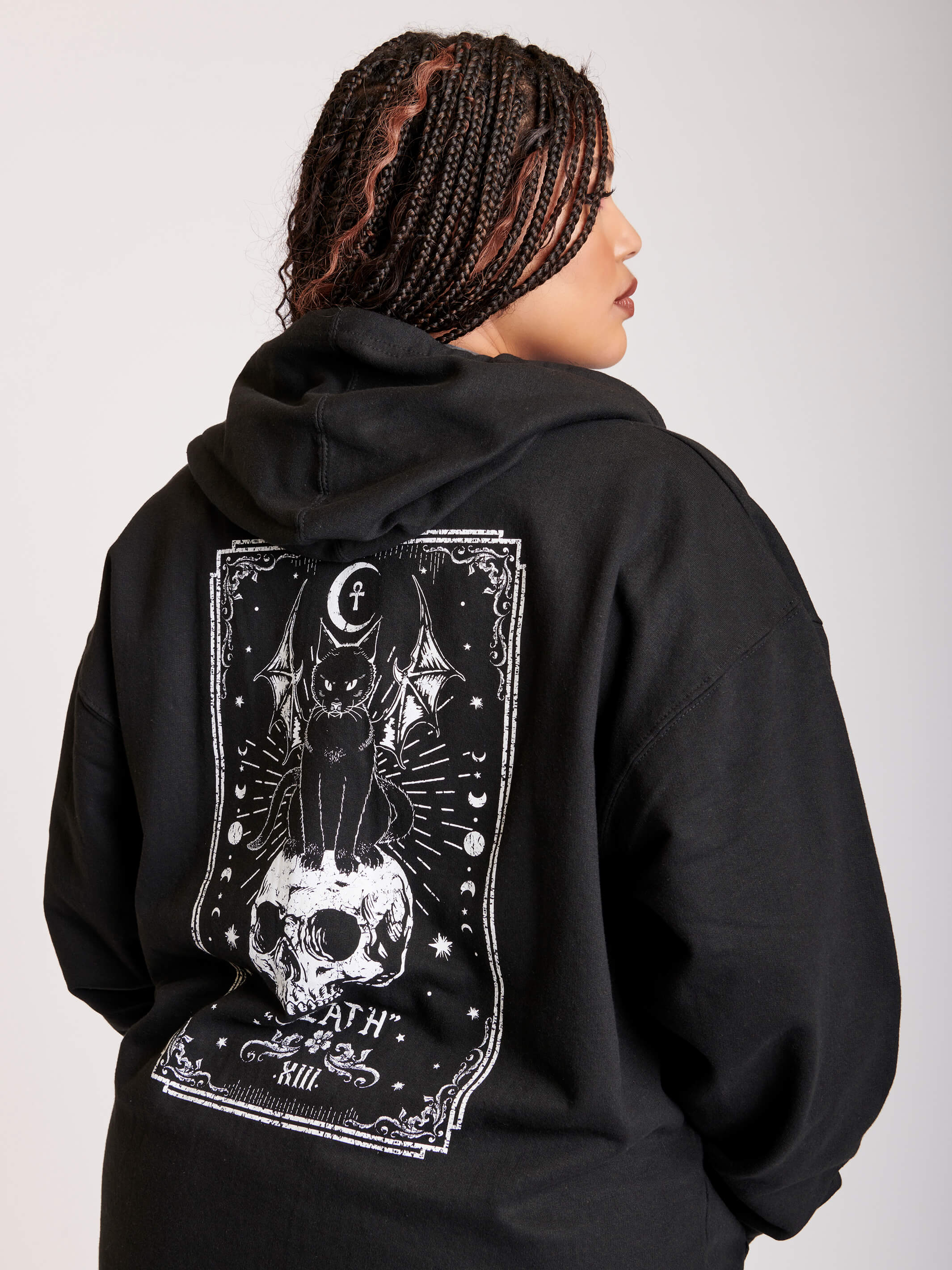Death Tarot Zip Up Hoodie - Image 4