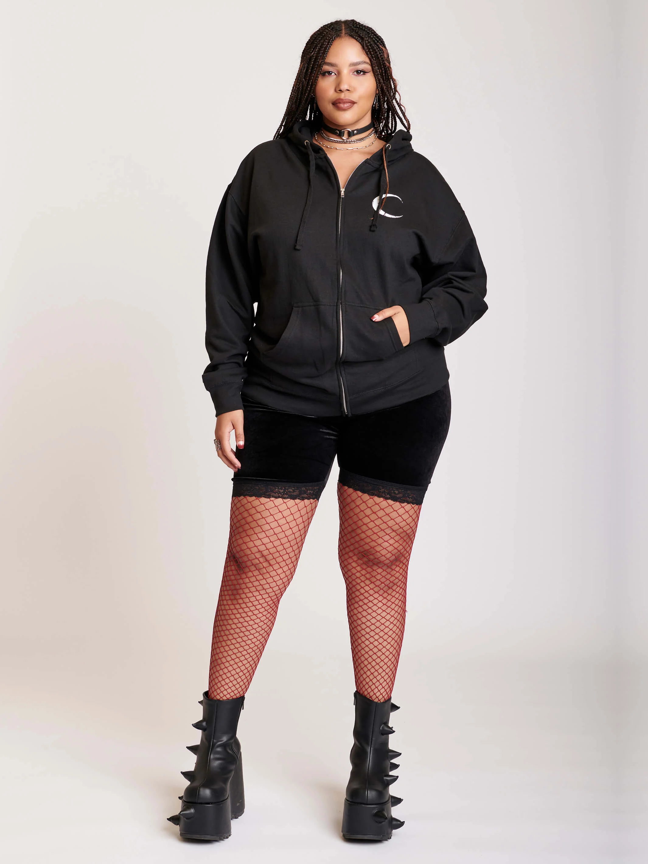 Death Tarot Zip Up Hoodie - Image 5