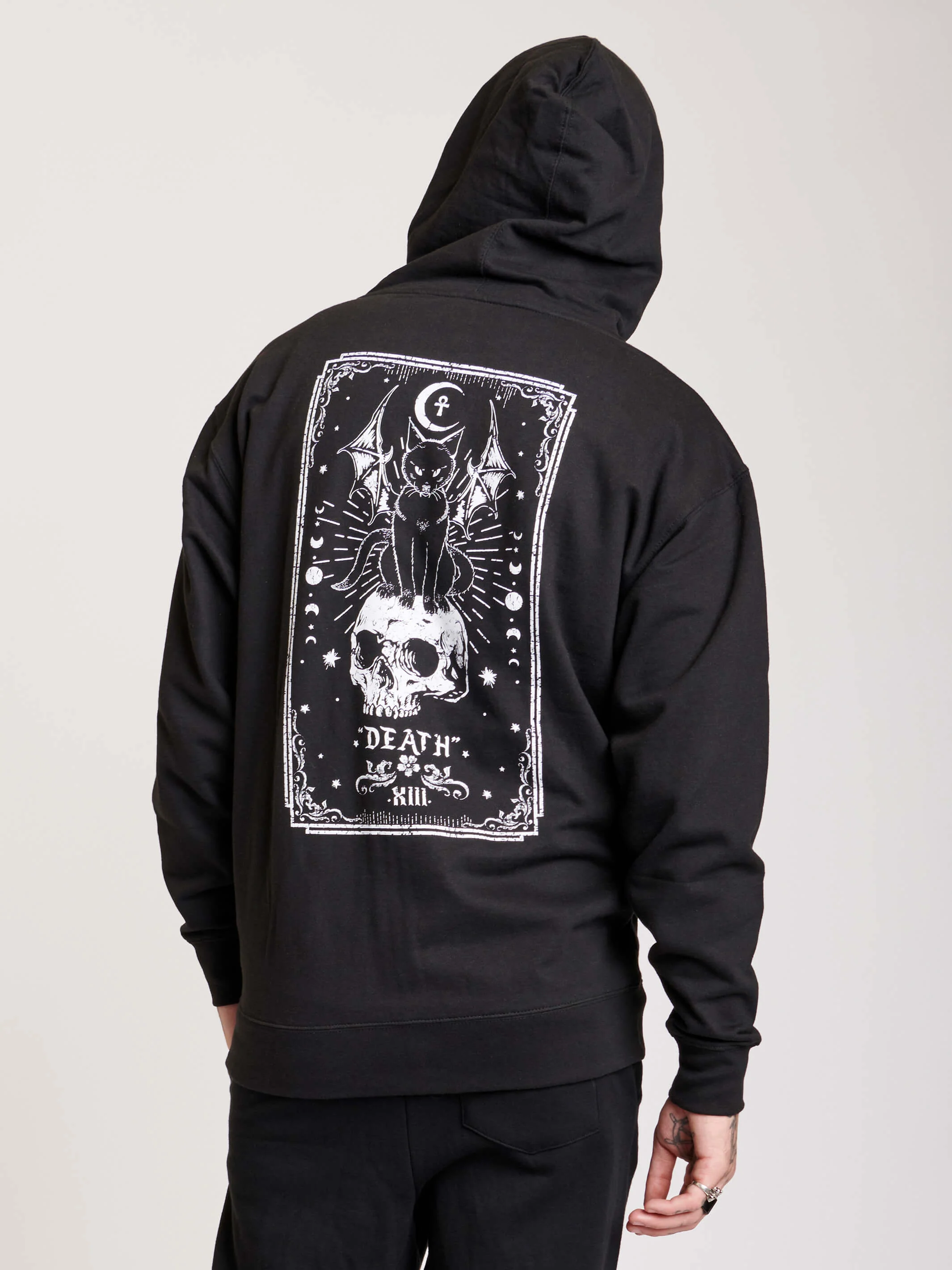 Death Tarot Zip Up Hoodie - Image 4