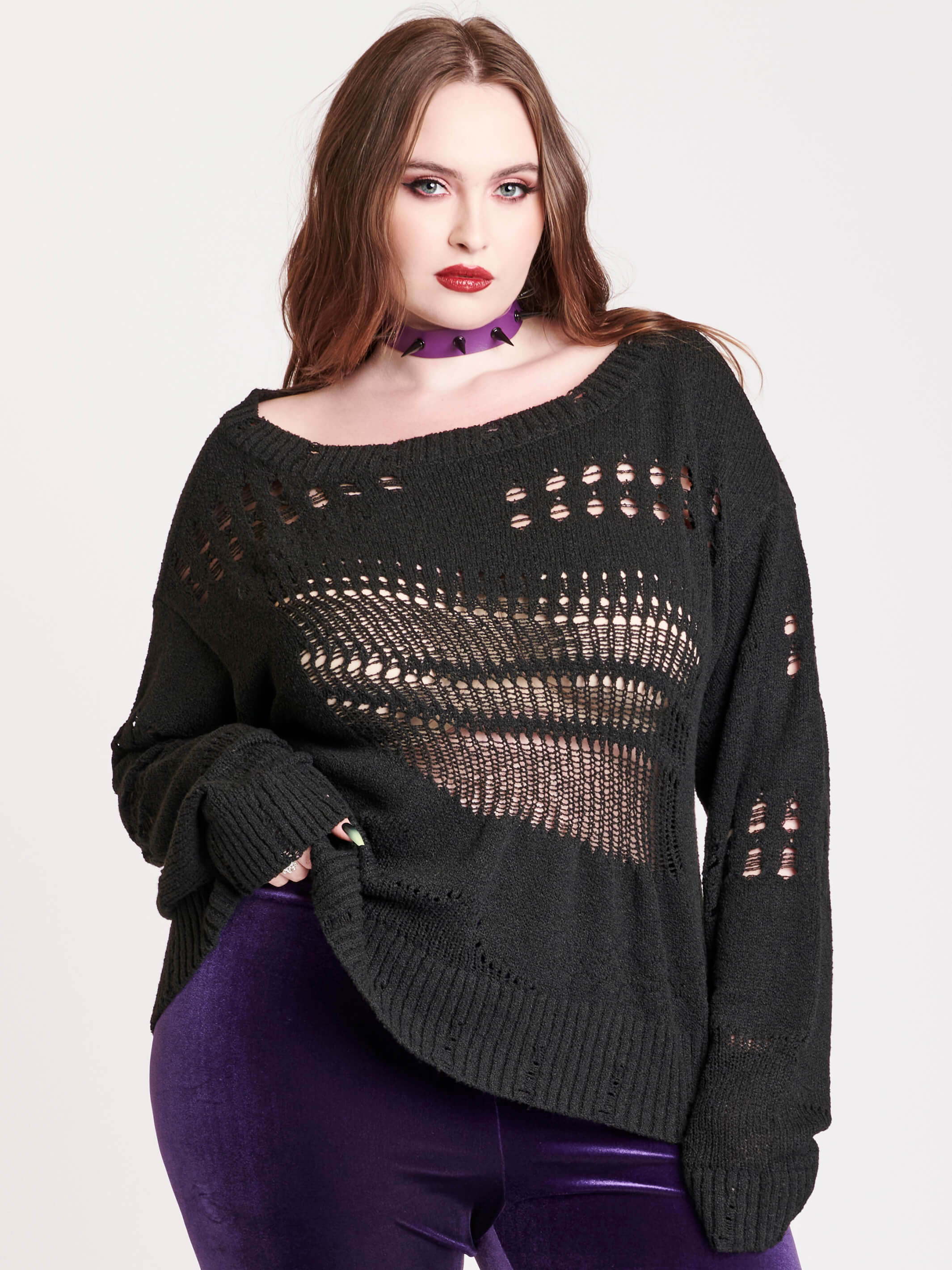 Drop Stitch Distressed Sweater - Image 5