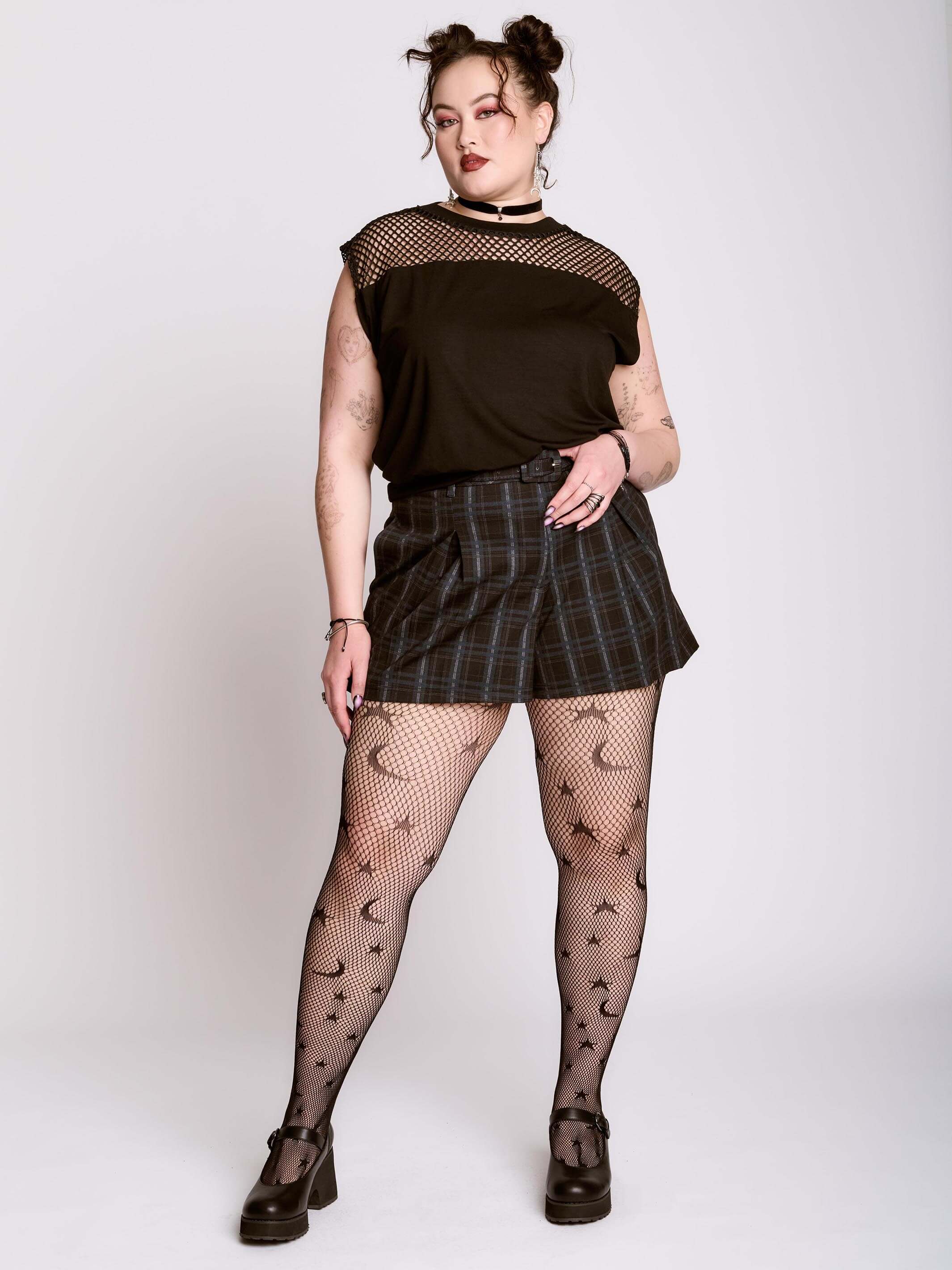 Fishnet Blouson Top - Image 6