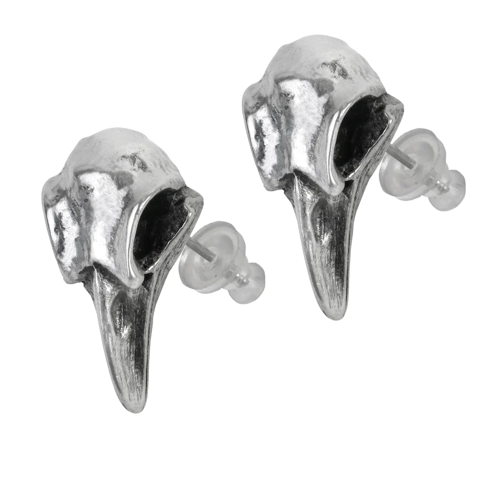 Little Raven Skull Earrings - Image 3