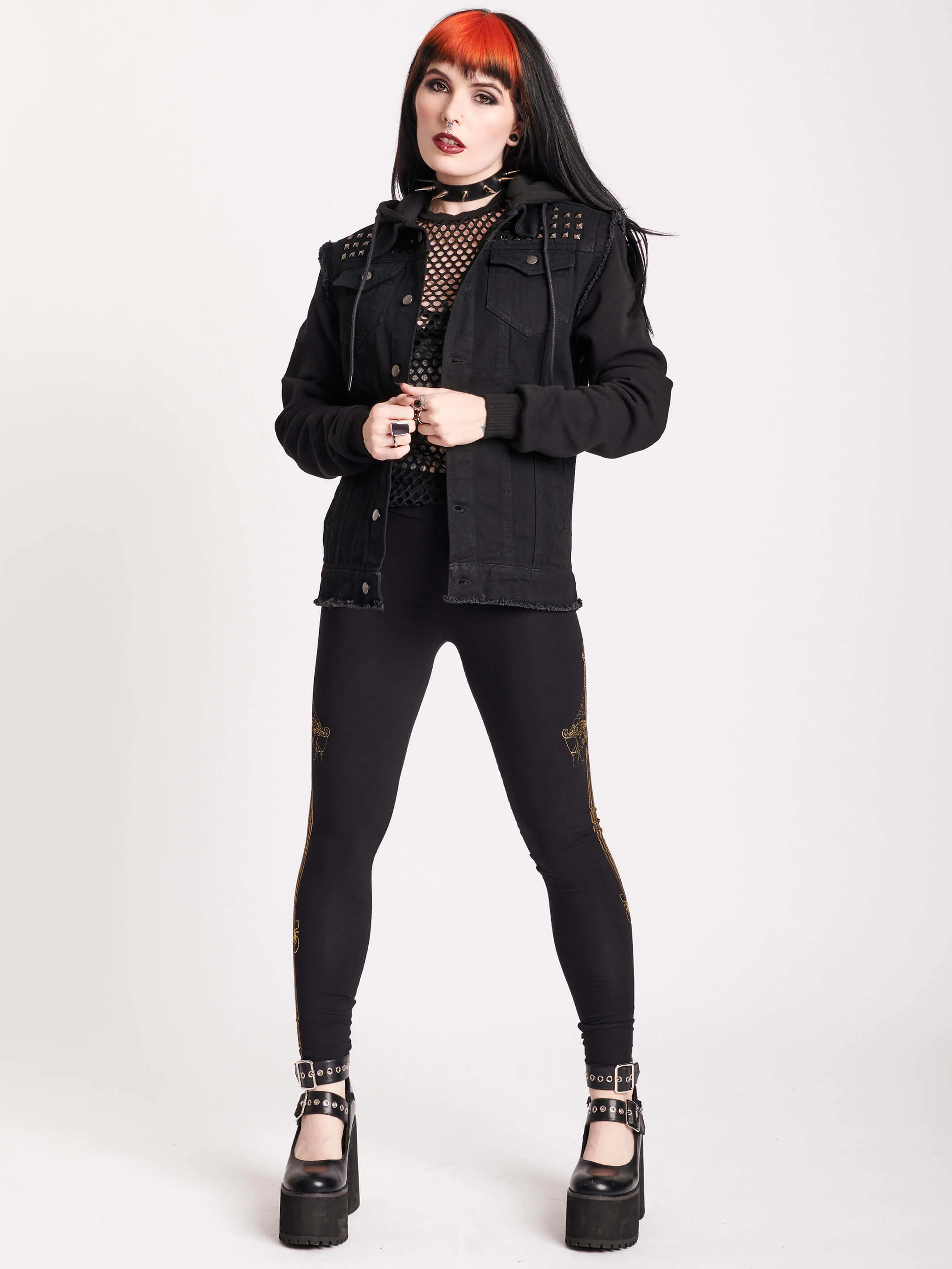 Studded Denim Jacket - Image 4